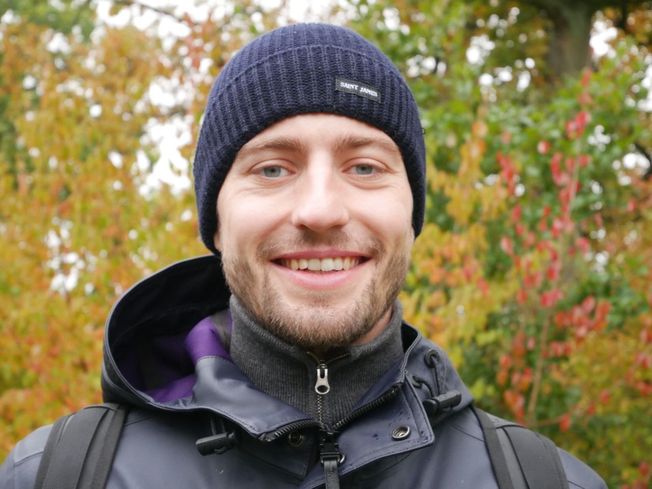 Leon Sierau smiling outdoors